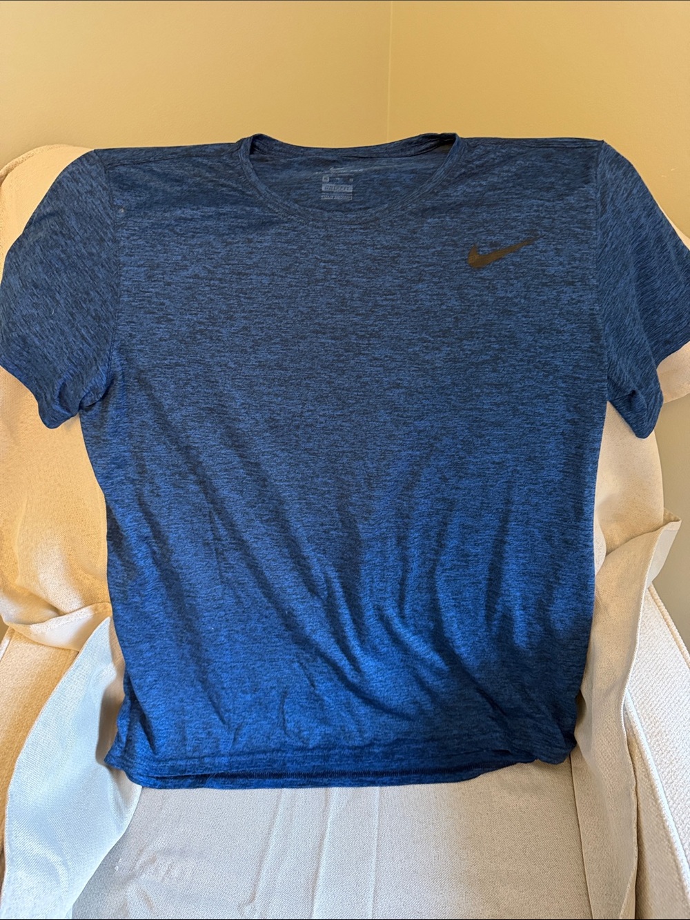 Nike Men’s Heathered Navy Short Sleeve Athletic Tee